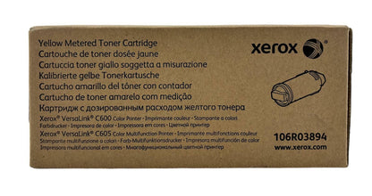 NEW - Genuine Xerox CT202861 VersaLink Yellow Metered Toner Cartridge 106R03894