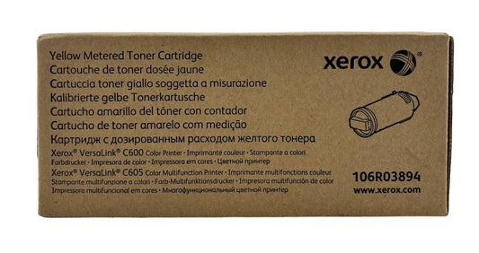 NEW - Genuine Xerox CT202861 VersaLink Yellow Metered Toner Cartridge 106R03894