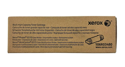NEW - Xerox Phaser / WorkCentre Black High-Capacity Toner Cartridge 106R03480