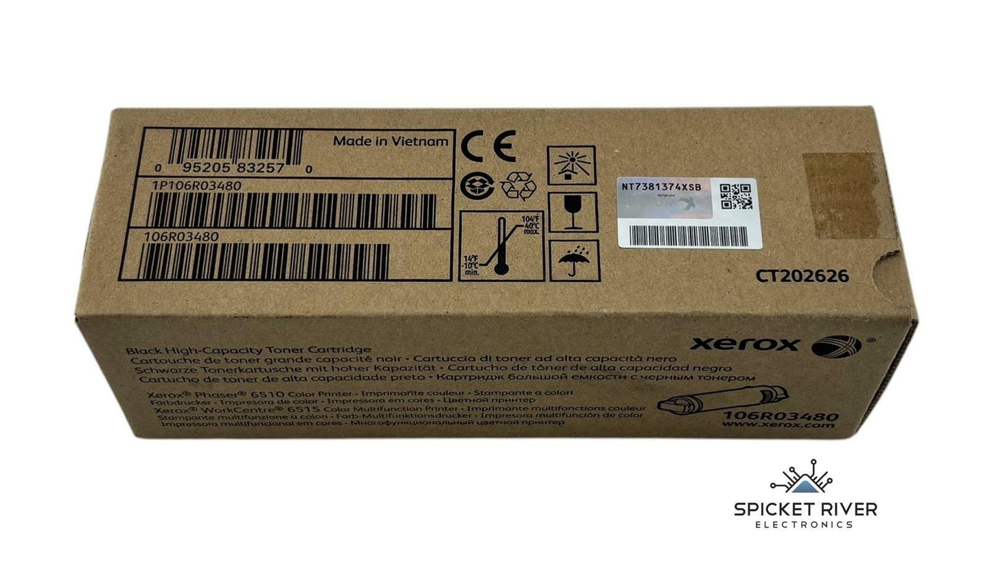 NEW - Xerox Phaser / WorkCentre Black High-Capacity Toner Cartridge 106R03480
