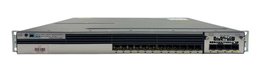 Cisco Catalyst C3750X-12S-E V02 12-Port SFP Network Switch w/ C3KX-NM-10G