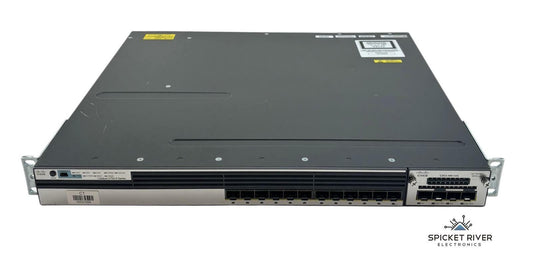 Cisco Catalyst C3750X-12S-E V02 12-Port SFP Network Switch w/ C3KX-NM-10G