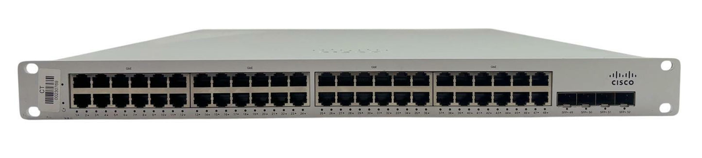 Cisco Meraki MS250-48 48-Port 4x SFP Managed Network Switch - Unclaimed