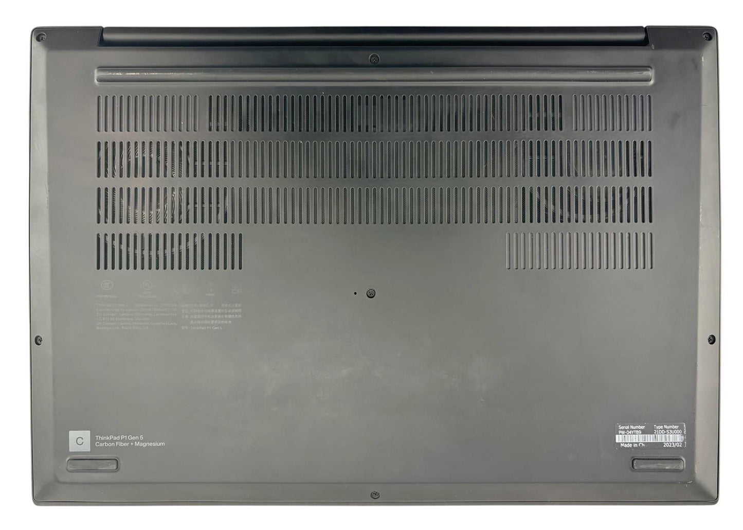 Lenovo ThinkPad P1 Gen 5 14-Core i9-12900H 1TB SSD 32GB RAM A5500 - READ #225695