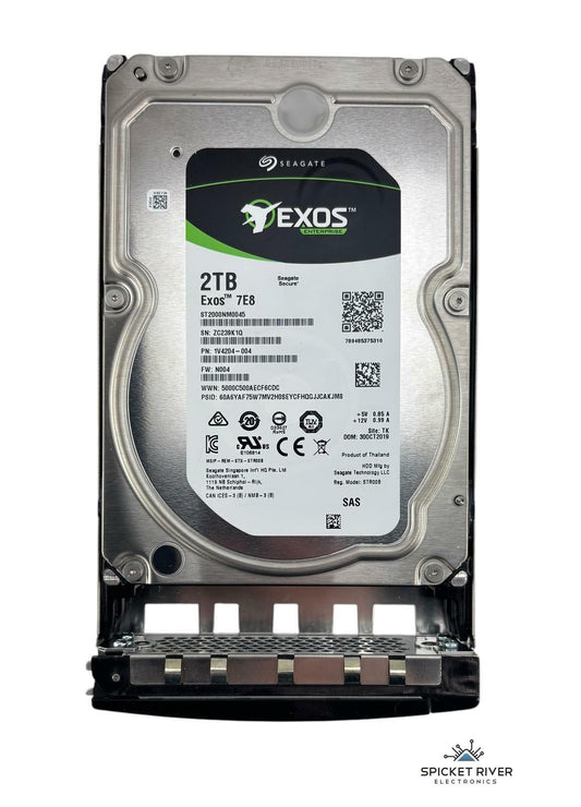 Lot of 21 - Seagate Exos 7E8 ST2000NM0045 2TB SAS 12Gb/s 7.2K RPM 3.5" HDD