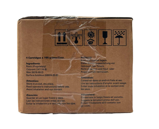 Box of 4 - NEW - KATUN Cyan Toner Cartridge for Sharp MX-C 311/312/381/C 402 SC