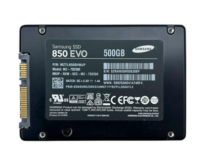 Samsung 850 EVO MZ-75E500 500GB SATA 6Gb/s 2.5" Internal SSD Solid State Drive
