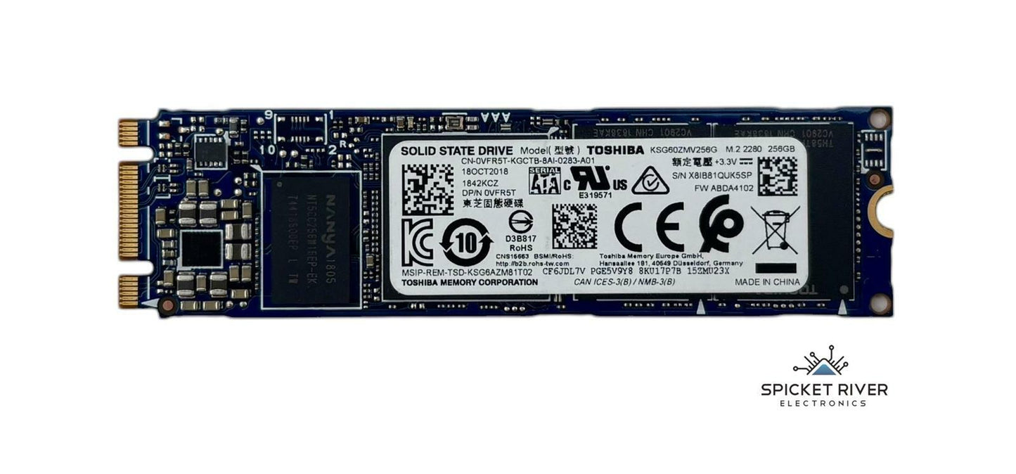 Toshiba KSG60ZMV256G 256GB M.2 2280 SATA SSD Solid State Drive