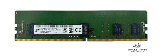 Lot of 6 - Micron MTA9ASF1G72PZ-3G2J3UI 8GB 1Rx8 PC4-3200AA DDR4 ECC Server RAM