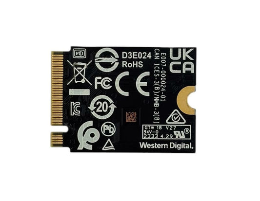 Western Digital PC SN740 512GB M.2 2230 NVMe PCIe Gen4x4 SSD Solid State Drive