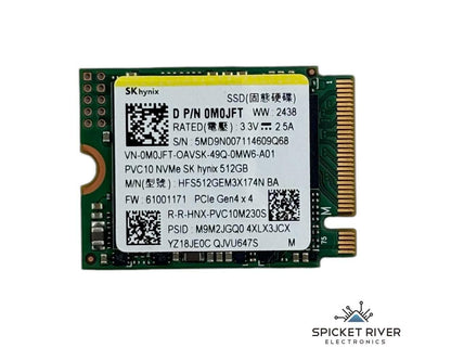 SK Hynix PVC10 HFS512GEM3X174N 512GB M.2 2230 NVMe PCIe Gen4x4 SSD Drive