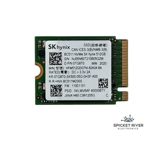 SK Hynix BC511 HFM512GDGTNI-82A0A 512GB M.2 2230 NVMe SSD Solid State Drive