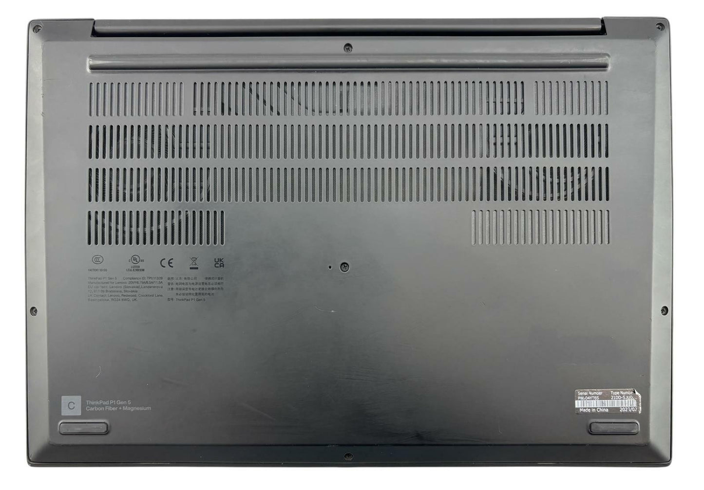 Lenovo ThinkPad P1 Gen 5 14-Core i9-12900H 4.90GHz 1TB SSD 64GB RAM A5500 - READ