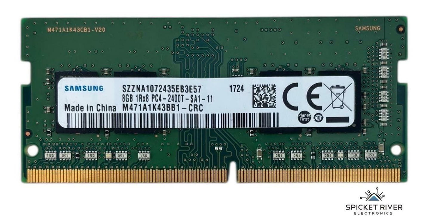 Samsung M471A1K43BB1-CRC 8GB 1Rx8 PC4-2400T DDR4 SODIMM Memory RAM