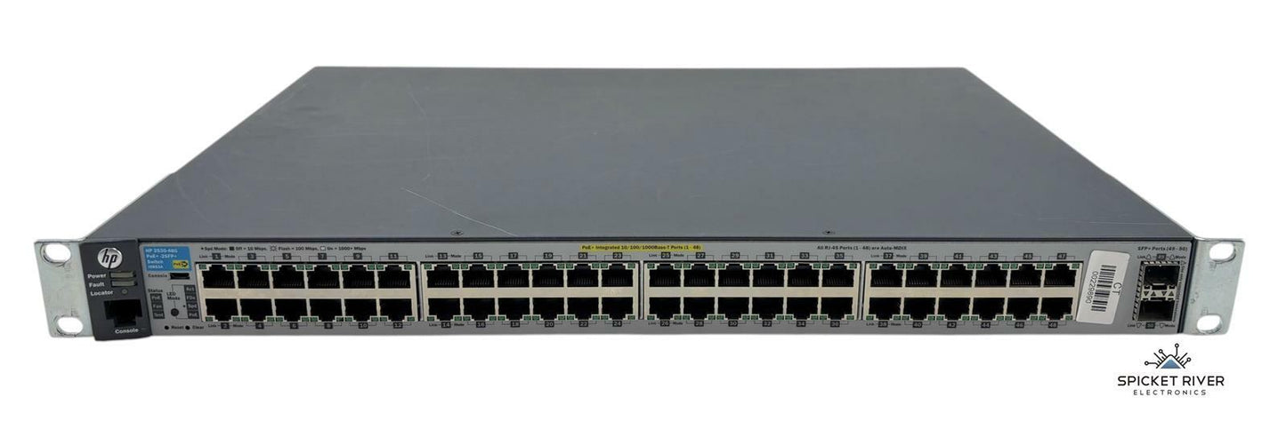 HP 2530-48G J9853A 48-Port PoE+ 2x SFP+ J9853A Network Switch J9853-60001