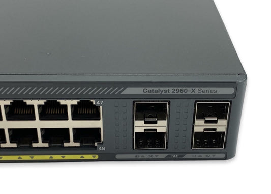 Cisco Catalyst WS-C2960X-48FPS-L V06 48-Port Gigabit PoE Ethernet Switch