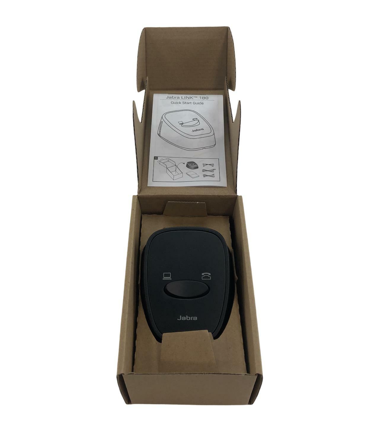 NEW - Jabra Link 180 Analog Communication PC to Desk Phone Switch 180-09