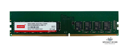 Lot of 2 - Innodisk M4CS-8GSSMC0J-EB110 8GB DDR4 2400 ECC DIMM RAM Memory