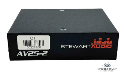 Stewart Audio AV25-2 Stereo Power Amplifier - No AC Adapter