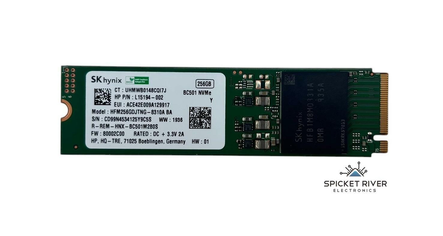 SK Hynix BC501 256GB M.2 2280 NVMe Solid State Drive HFM256GDJTNG-8310A