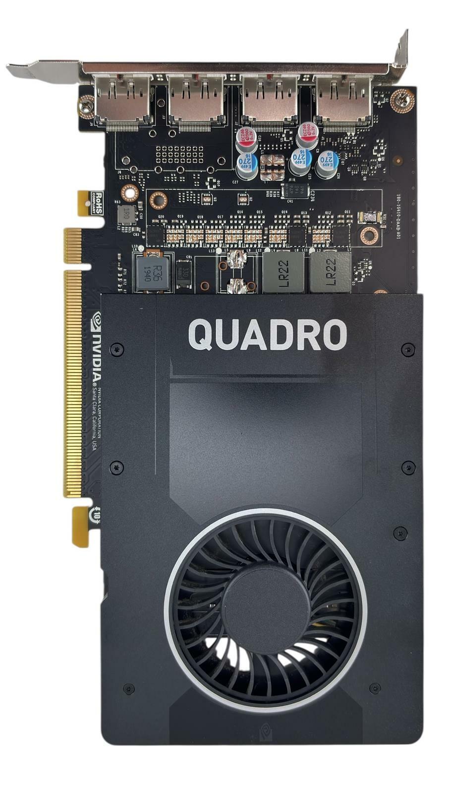 Nvidia Quadro P2000 PCIe 5GB GDDR5 4x Display Port Video Graphics Card