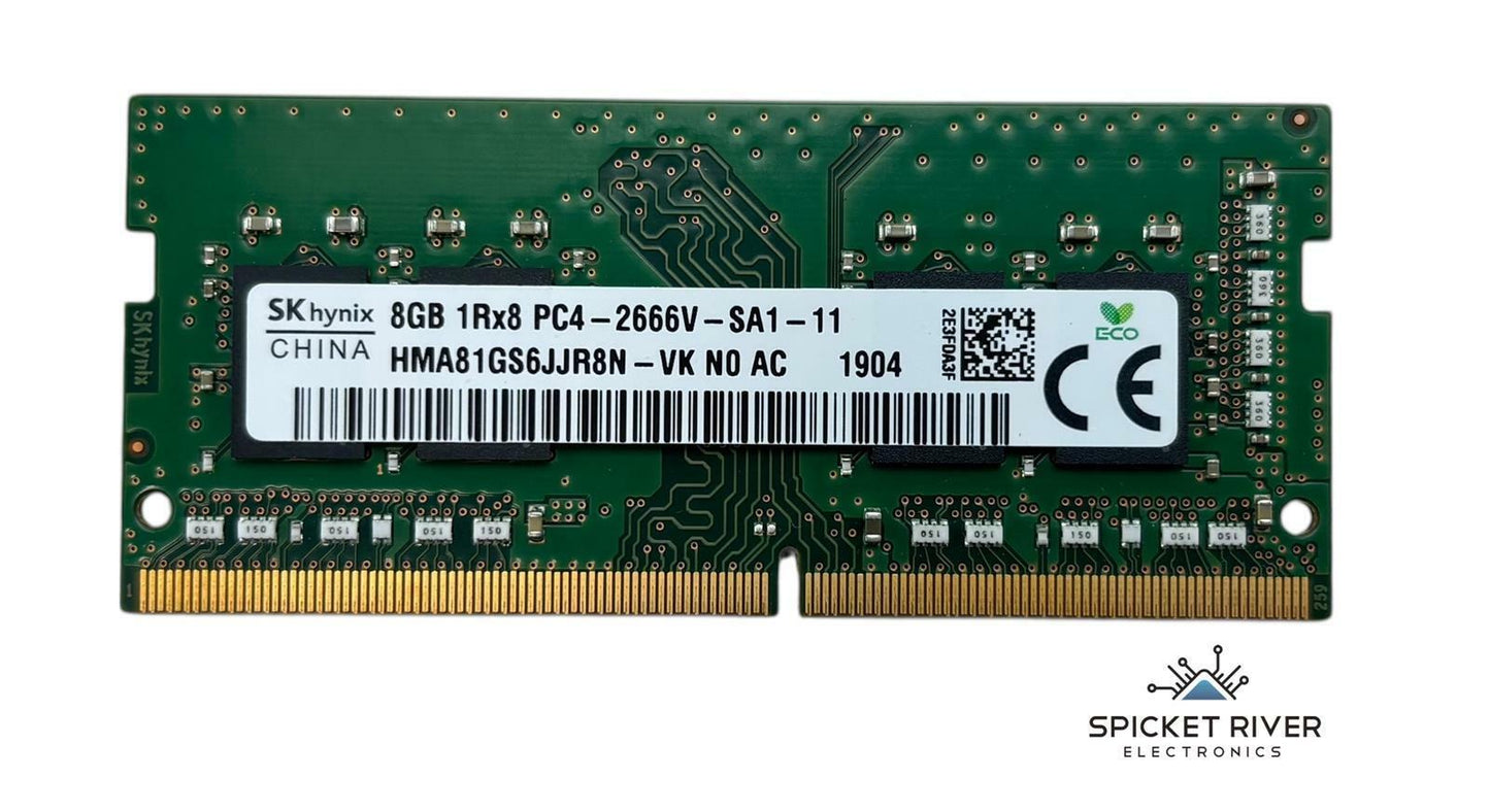SK Hynix HMA81GS6JJR8N-VK 8GB 1Rx8 PC4-2666V DDR4 SODIMM RAM Module