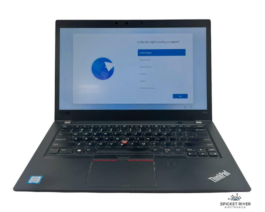 Lenovo ThinkPad T480s Quad Core i7-8550U 1.8GHz 256GB SSD 8GB RAM - READ #216573