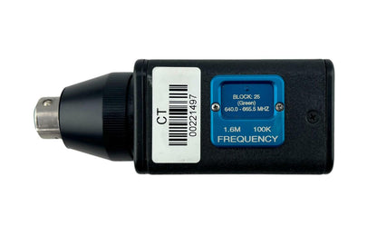 Lectrosonics UH400A Block 25 (Green) 640.0-665.5 MHz Plug On Mic Transmitter