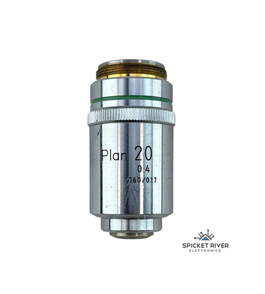 Nikon Plan 20 20x 0.4 160/0.17 Microscope Objective Lens