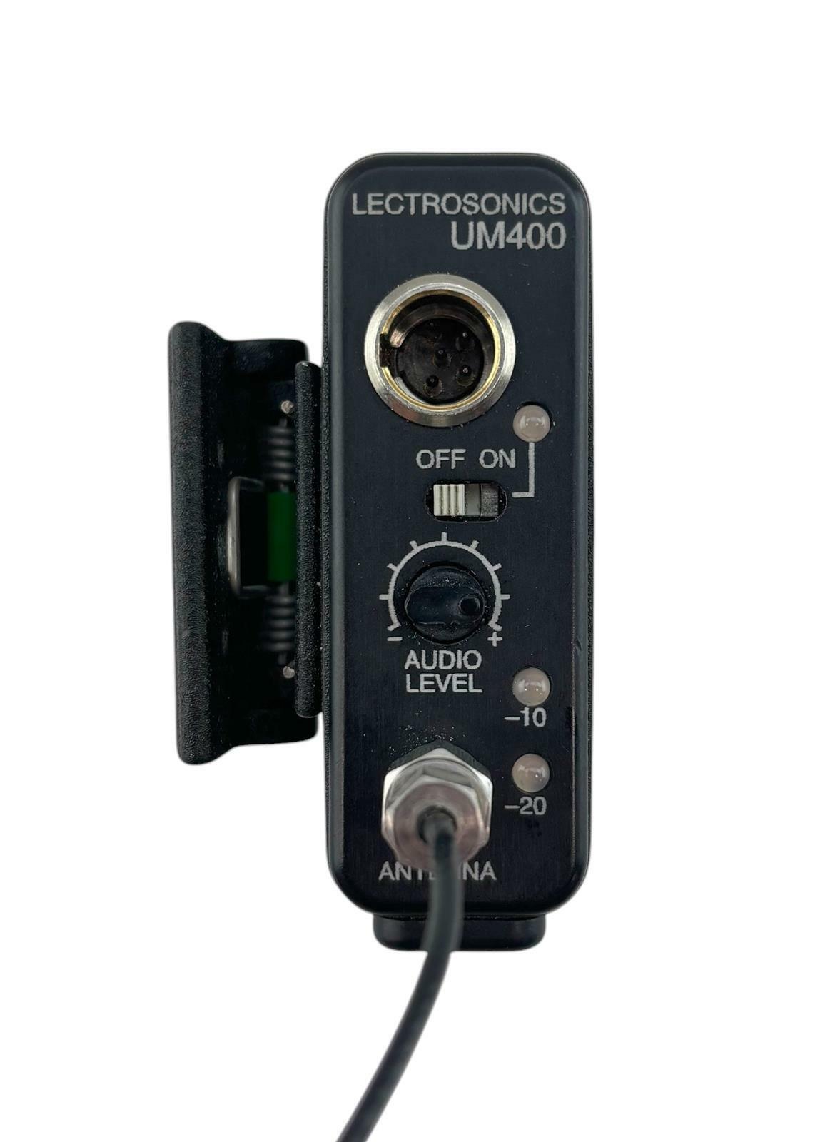 Lectrosonics UM400 Block 25 (Green) 640.0-665.5 MHz Belt Pack UHF Transmitter