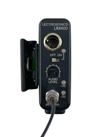 Lectrosonics UM400 Block 25 (Green) 640.0-665.5 MHz Belt Pack UHF Transmitter