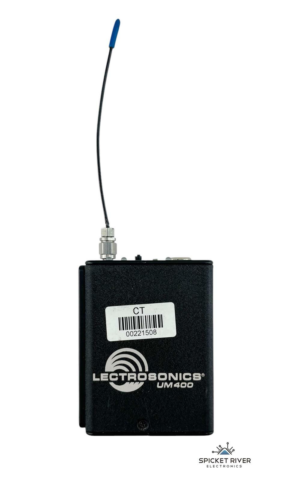 Lectrosonics UM400 Block 26 (Blue) 665.6-691.1 MHz Belt Pack UHF Transmitter
