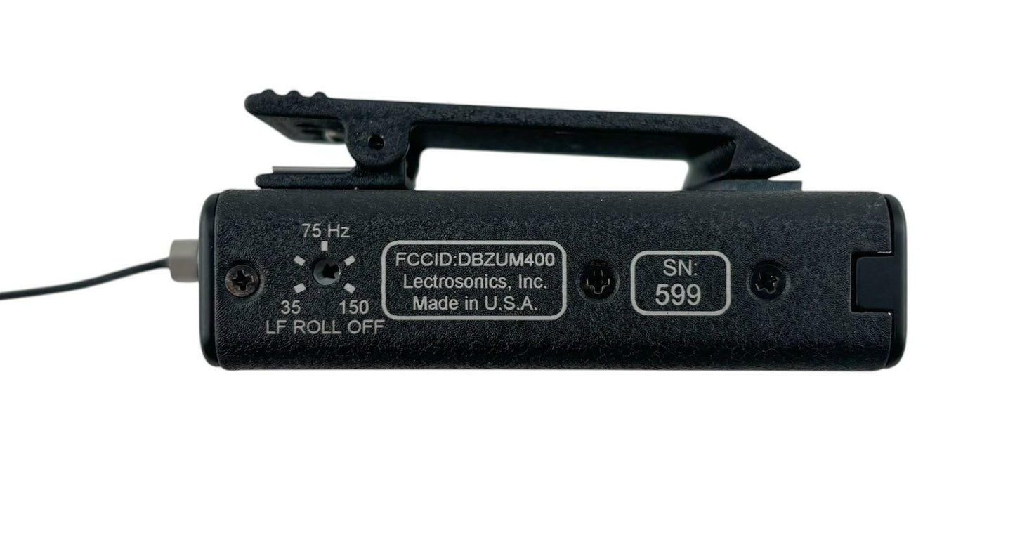 Lectrosonics UM400 Block 25 (Green) 640.0-665.5 MHz Belt Pack UHF Transmitter