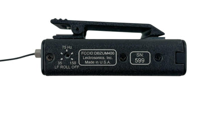 Lectrosonics UM400 Block 25 (Green) 640.0-665.5 MHz Belt Pack UHF Transmitter