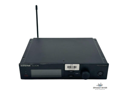 Shure SLXD4 H55 514-558MHz Digital Wireless Microphone Receiver - No AC Adapter