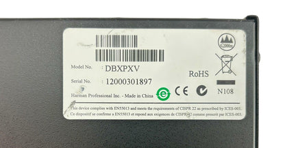 DBX DBXPXV DriveRack PX Powered Speaker Optimizer - READ