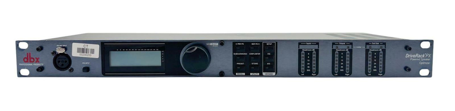 DBX DBXPXV DriveRack PX Powered Speaker Optimizer - READ
