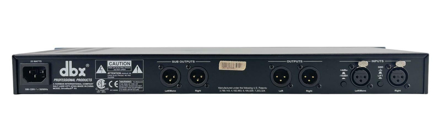DBX DBXPXV DriveRack PX Powered Speaker Optimizer - READ