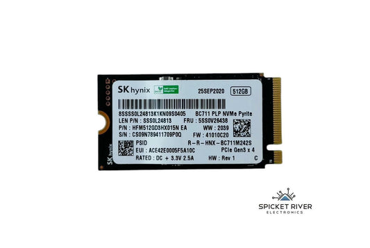 SK Hynix BC711 PLP NVMe Pyrite 512GB M.2 2242 NVMe SSD HFM512GD3HX015N Drive