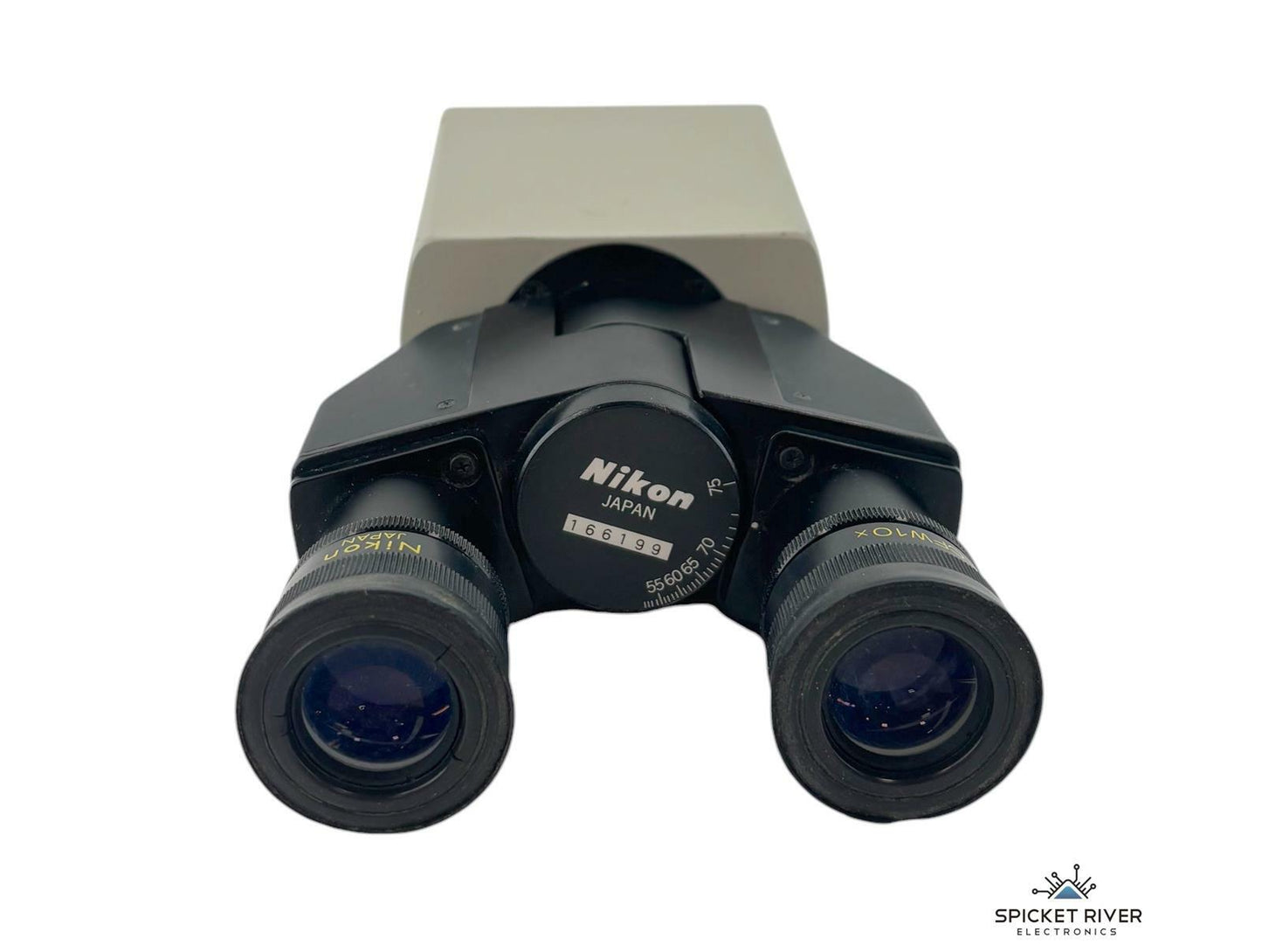 Nikon Labophot Binocular Microscope Head w/ CFW10x Lens Eyepieces