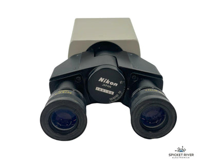 Nikon Labophot Binocular Microscope Head w/ CFW10x Lens Eyepieces