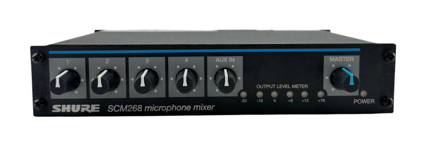 Shure SCM268 4-Channel Compact Microphone Mixer