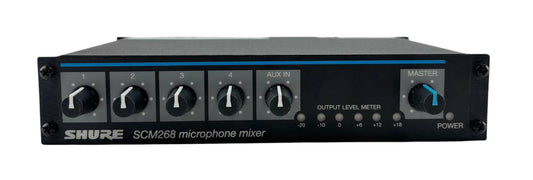 Shure SCM268 4-Channel Compact Microphone Mixer